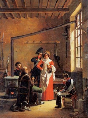 The Brandy Merchant at the Guardhouse, 1820 - Pierre Duval Le Camus