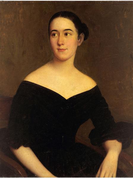 Portrait of Cornelia Knott Miltenberger, c.1840 - Jacques Amans