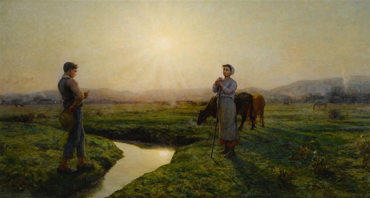 The morning, 1883 - Jules Breton