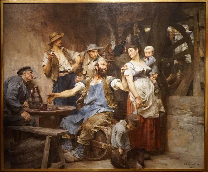 The Wine, 1885 - Léon Lhermitte
