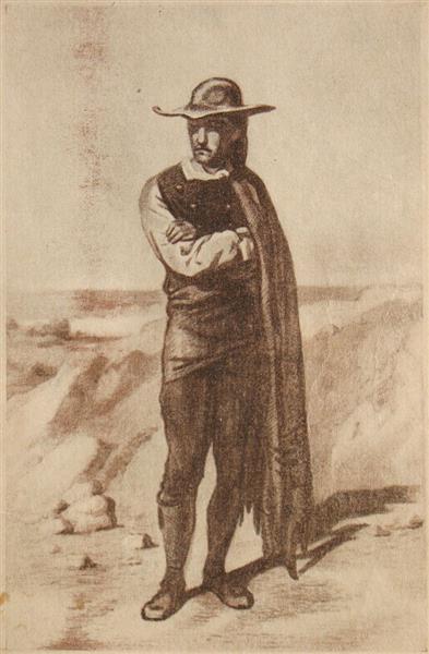 Catalan Fernand Mondego in Marseille in 1815, 1846 - Поль Гаварні