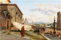 The North-East part of the Capitoline Hill - Christoffer Wilhelm Eckersberg