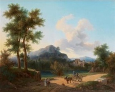 Work in the fields, 1854 - Jules Trayer