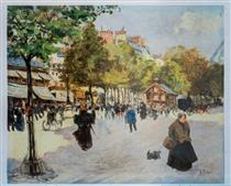 The Boulevard of Clichy - Louis Abel-Truchet