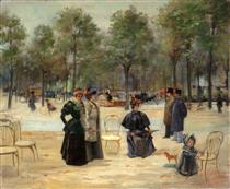 To the Champs Elysees - Louis Abel-Truchet