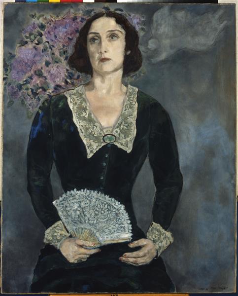 Bella in green, 1934 - 1935 - Marc Chagall