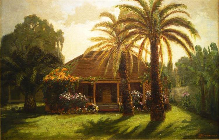 Old Hilo House, c.1890 - Charles Furneaux