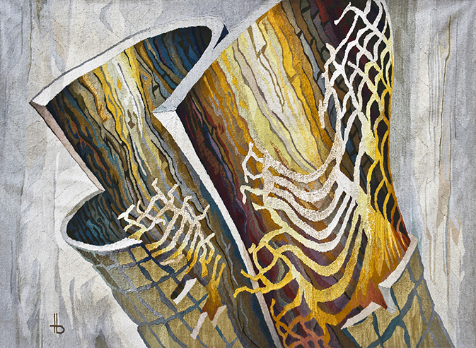 Cephalopodă, tapestry haute-lisse, c.2009 - Traian Boicescu