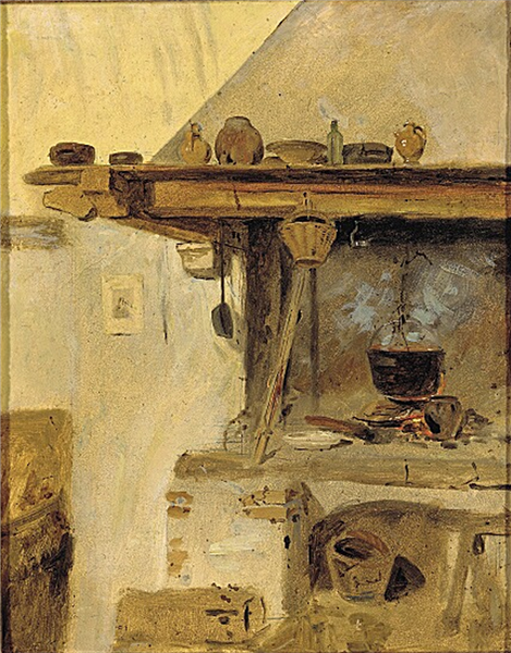 An Italian kitchen - Ernst Meyer