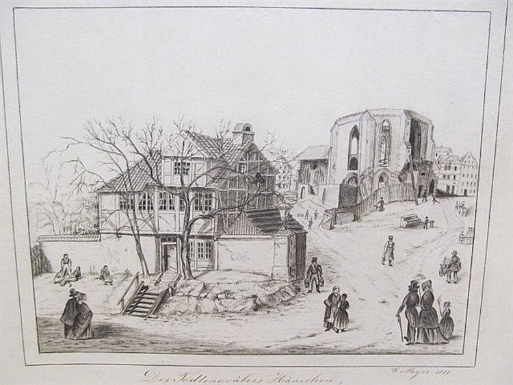 Mortuary digger house in Hamburg, 1851 - Ernst Meyer