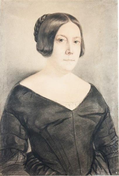 Portrait of a lady, c.1845 - c.1850 - Girolamo Induno