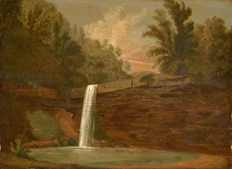 Sgwd Gwladys, Vale of Neath, c.1819 - Penry Williams
