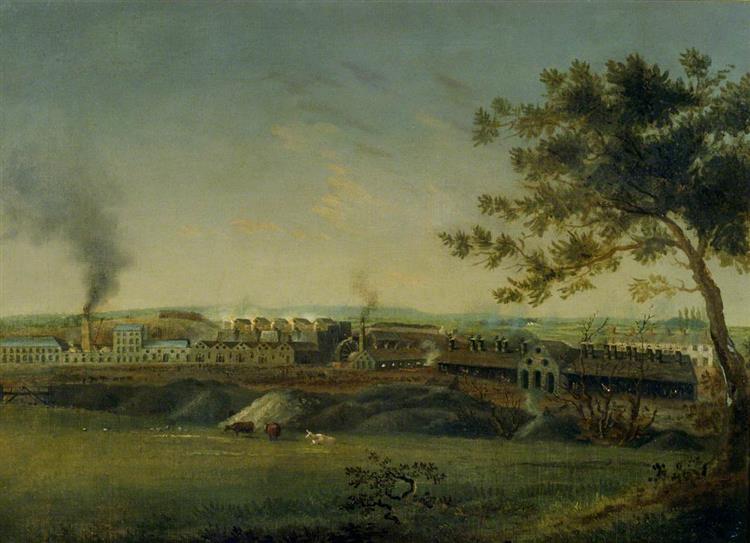 Crawshay's Cyfarthfa Ironworks, 1817 - Penry Williams
