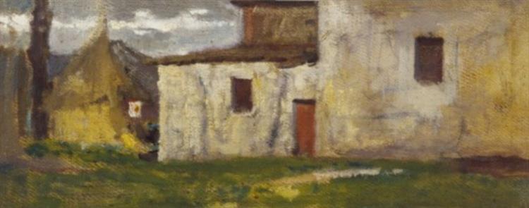Farmhouses, 1864 - Silvestro Lega