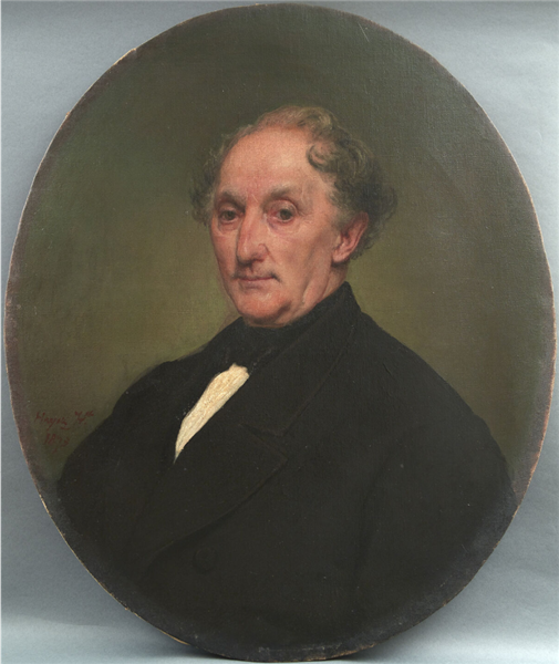 Portrait of Ferdinando Ranci Ortigosa, 1873 - Francesco Hayez