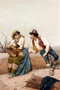 Courtship on the roadside - Filippo Indoni
