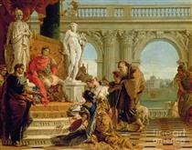 Меценат представляє імператору Августу красні мистецтва - Джованні Баттіста Тьєполо