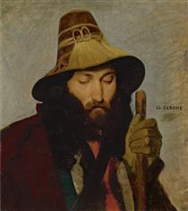 Portrait of an Italian man - Жан-Леон Жером