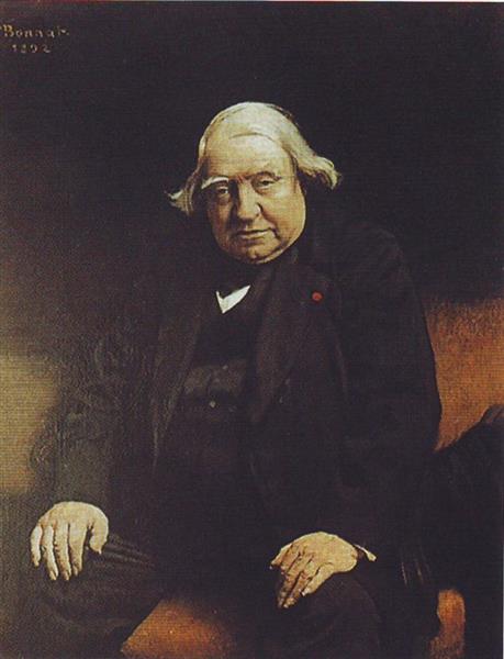 Portrait of Ernest Renan, 1892 - 里歐·博納