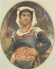 Woman of Rome - Pierre Jean Van der Ouderaa