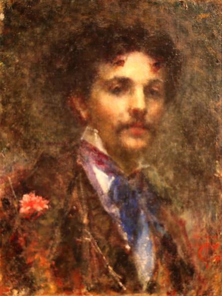 Portrait of Luigi Luvoni, 1872 - Tranquillo Cremona
