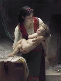 Lullaby (Bedtime) - William-Adolphe Bouguereau