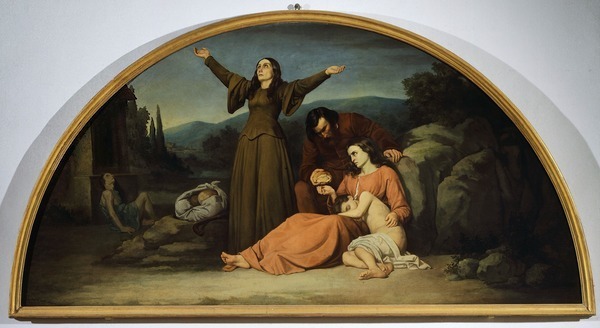 The famine, 1858 - Сільвестро Лега