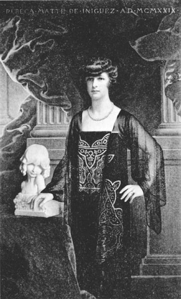 Portrait of Rebeca Matte, 1929 - Витторио Маттео Коркос