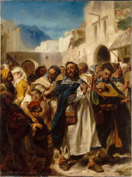 Jewish festival in Tetuan (June, 4), 1865 - Alfred Dehodencq