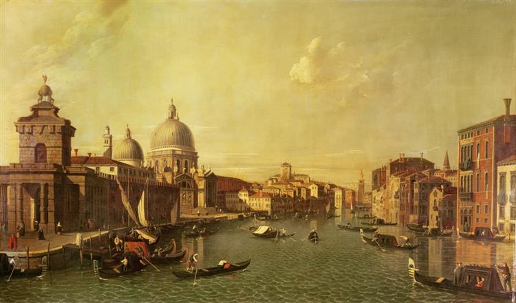 The Church of La Salute and the Grand Canal - 加纳莱托