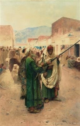 The arms dealer, 1892 - Gustavo Simoni
