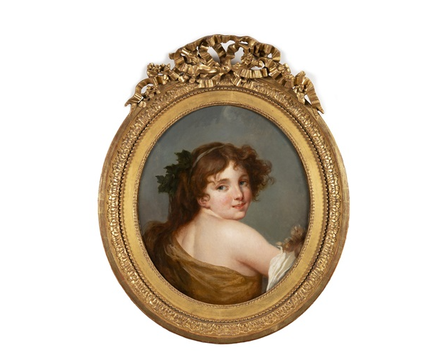 Portrait of a bacchante - Jean-Baptiste Greuze