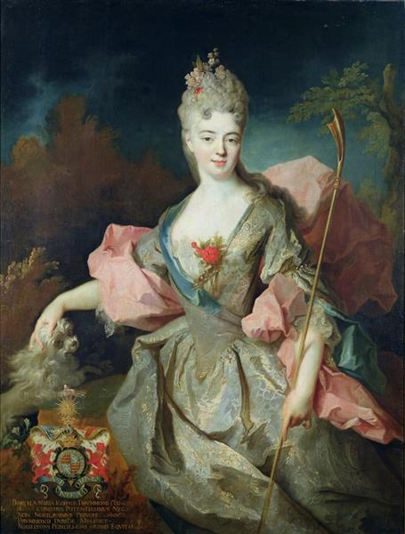 Lady Mary Josephine Drummond, Gräfin von Castelblanco, c.1708 - Jean-Baptiste Oudry
