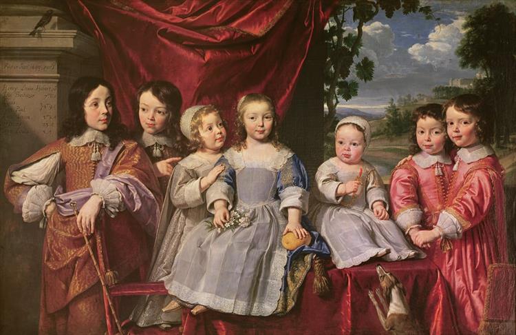 The Habert de Montmort Children - Philippe de Champaigne