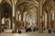 Interior of a Gothic Church - Pieter Neefs I