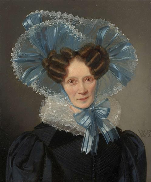 Portrait of Countess Sophia Vilhelmine Moltke, née Levetzau, 1831 - Wilhelm Bendz