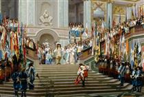Reception of Le Grand Condé at Versailles - Jean-Leon Gerome