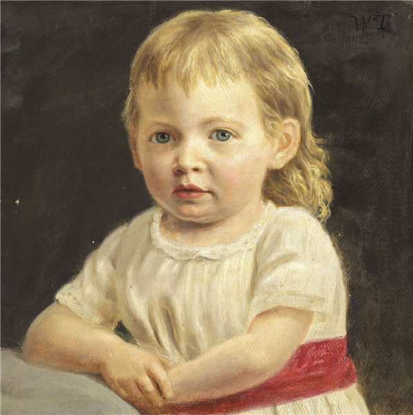 Portrait of a girl - Wenzel Tornøe