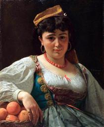 The Sicilian orange seller - Vito d'Ancona