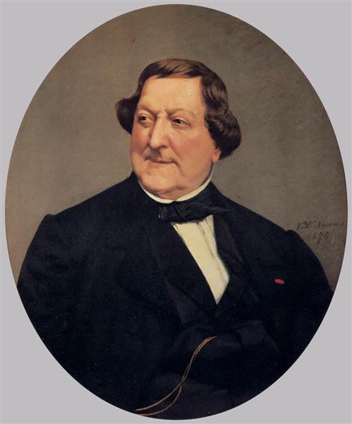 Portrait of Gioacchino Rossini, 1874 - Vito D’Ancona