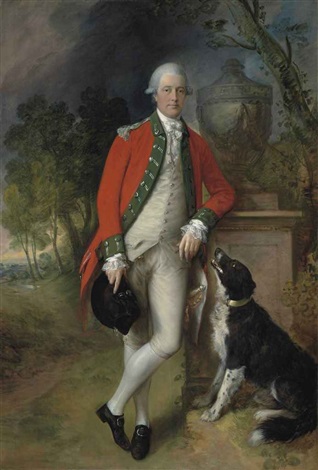 Portrait Of Colonel John Bullock, c.1780 - Томас Гейнсборо