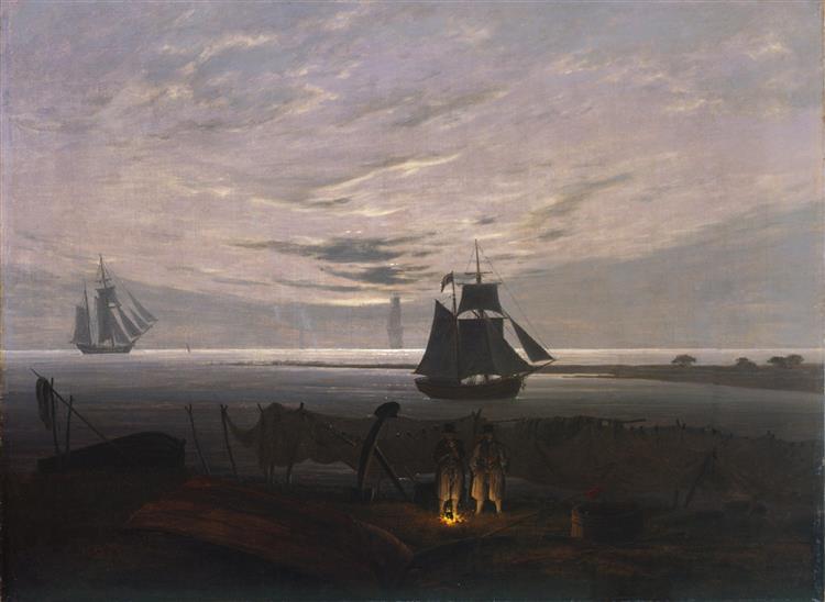 Evening on the Baltic Sea, 1831 - Caspar David Friedrich