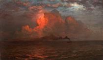Evening on the Sea - Frederic Edwin Church