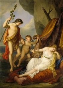Bacchus and Ariadne - Angelica Kauffman