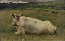 Cows Lying Down - Julien Dupré