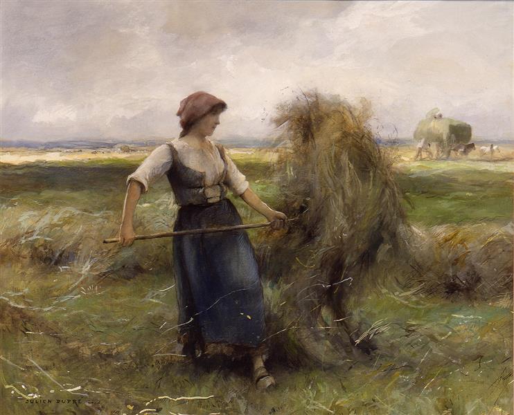 In the fields, c.1905 - Жюльен Дюпре