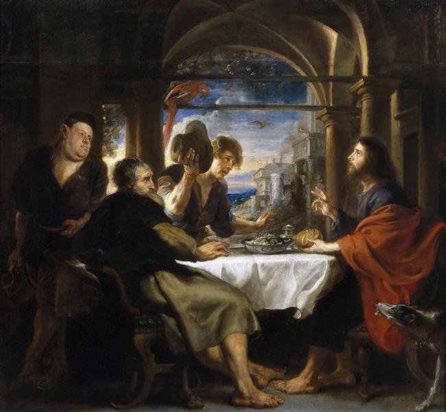 The Supper at Emmaus, c.1638 - Питер Пауль Рубенс