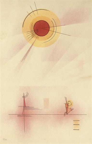 Strahlen, 1929 - Wassily Kandinsky