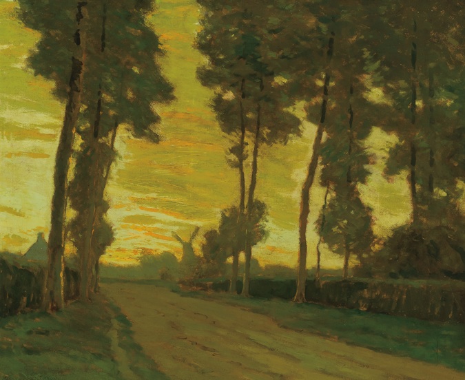 Flemish Highway, c.1898 - Charles Warren Eaton