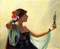 Girl with the Mirror - Harry Watrous